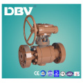 Worm Gear A105 Forging Steel Metal Seated Ball Valve